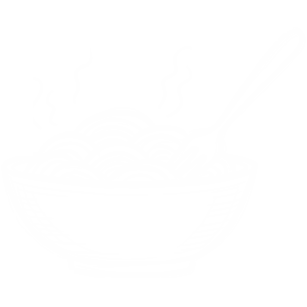 chalk drawing of bowl of pasta, wide variety of different dishes for breakfast and lunch at the Sunrise Cafe in Decatur, IL
